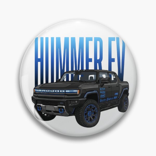 Item preview, GMC Hummer EV Off-Road Supertruck Black Electric Truck 4x4 Art designed and sold by Motorline44.