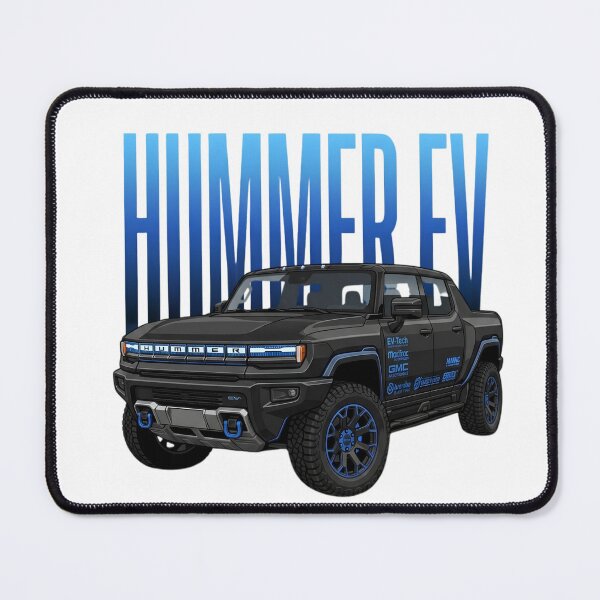 Item preview, GMC Hummer EV Off-Road Supertruck Black Electric Truck 4x4 Art designed and sold by Motorline44.