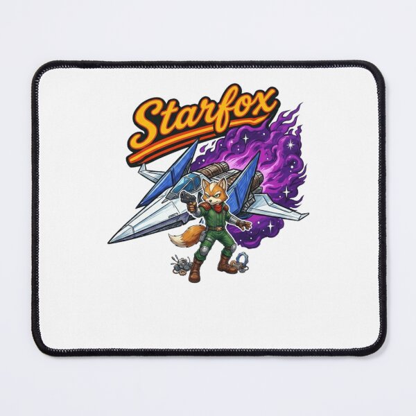Item preview, Star Fox Arwing Spaceship Retro Graphic designed and sold by DomenicCrist.