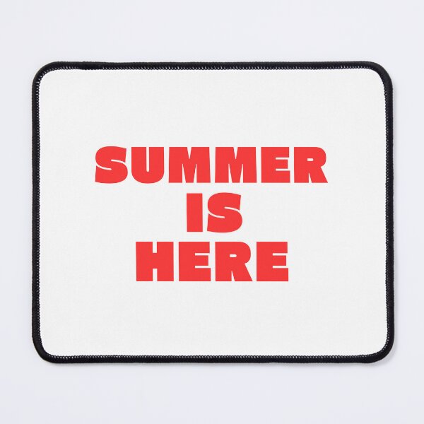 Item preview, Summer Is Here Graphic Tee - Bold Retro Red Typography Art designed and sold by regmiygears.