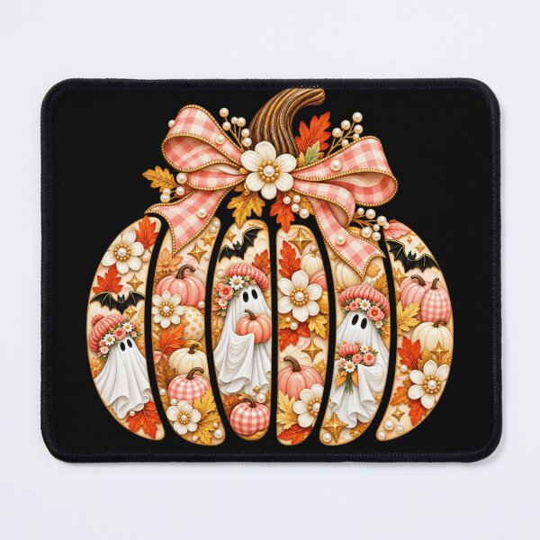 Item preview, Fall Pumpkin Coquette Ghost & Pumpkin Season Boho Floral Autumn Cute Fall designed and sold by Thread&Fable.