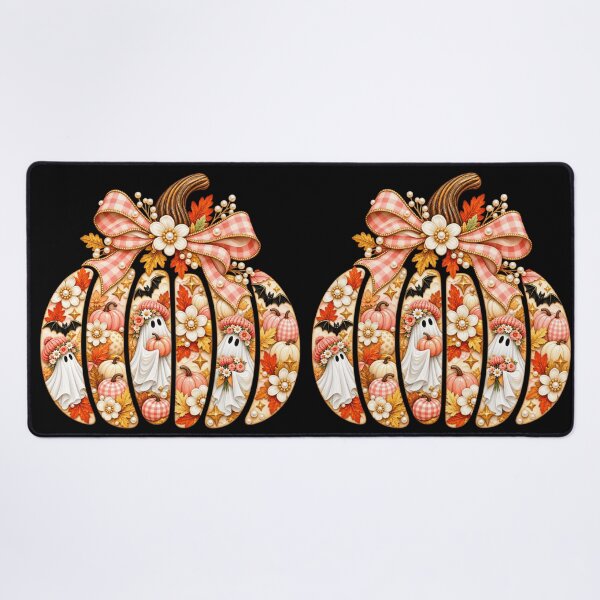 Item preview, Fall Pumpkin Coquette Ghost & Pumpkin Season Boho Floral Autumn Cute Fall designed and sold by Thread&Fable.