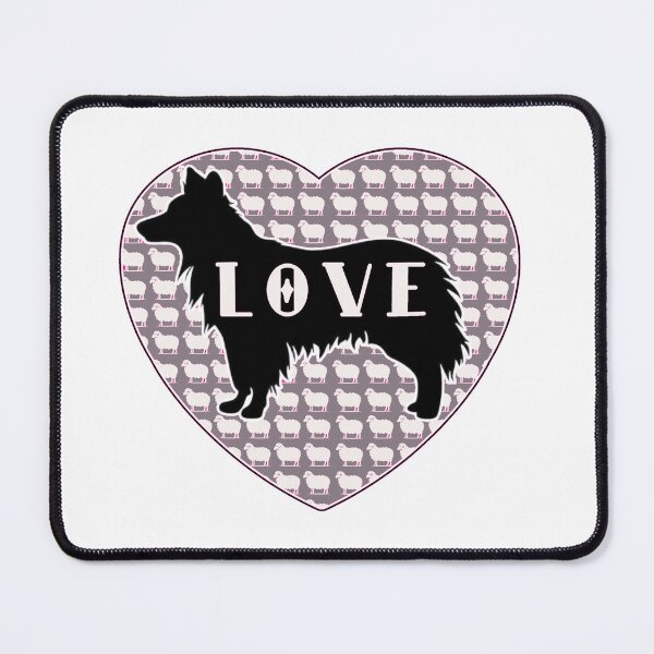 Item preview, Border Collie Love Gray designed and sold by dpenn.