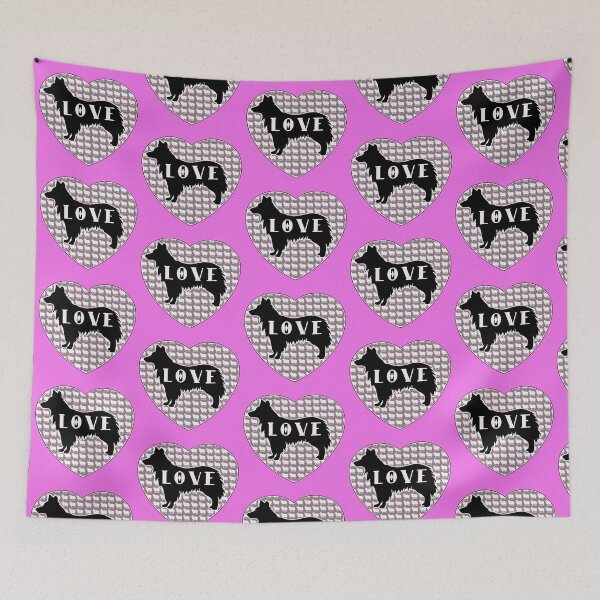 Item preview, Border Collie Love Gray designed and sold by dpenn.