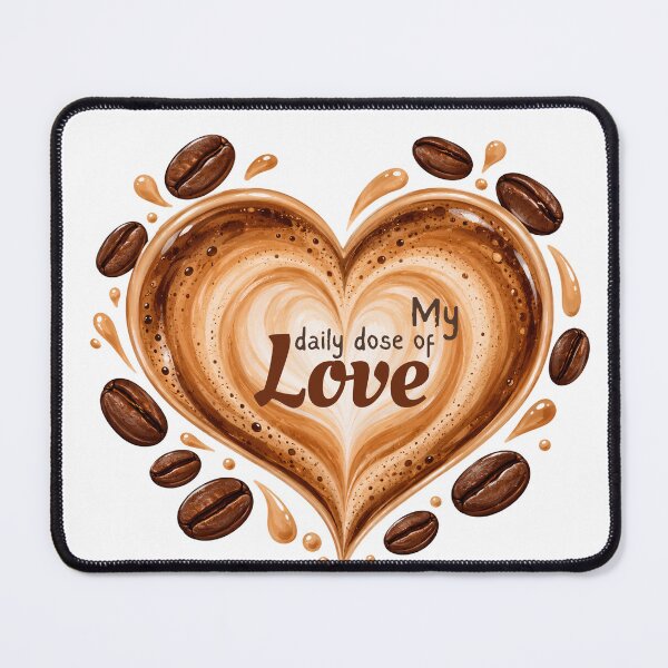 Item preview, My Daily Dose of Love Pharmacist Coffee Lover designed and sold by Safa Reda.