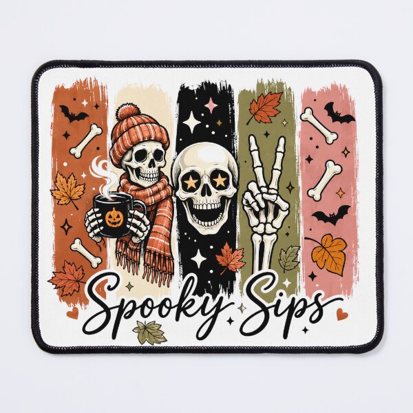 Item preview, Spooky Sips Cute Halloween Cozy Vibes designed and sold by CleanDecor.