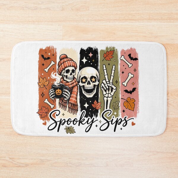 Item preview, Spooky Sips Cute Halloween Cozy Vibes designed and sold by CleanDecor.