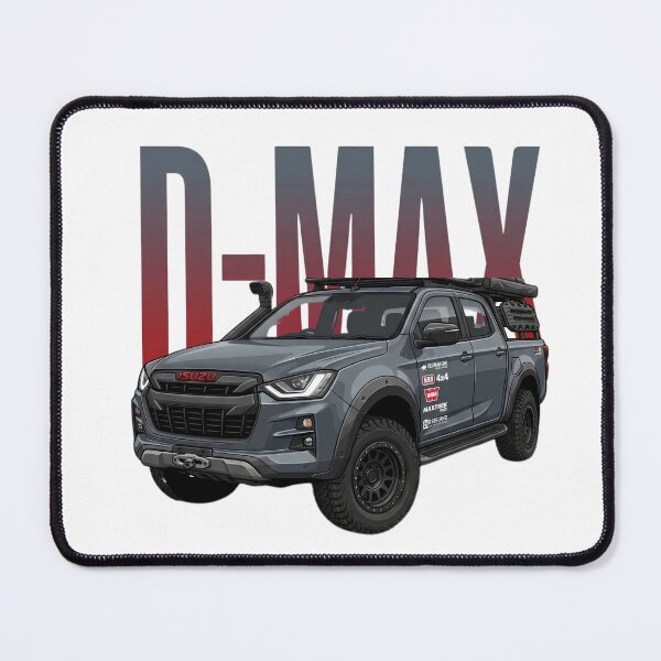 Item preview, Isuzu D-Max 4x4 Off-Road Truck Grey Overland Pickup Art designed and sold by Motorline44.