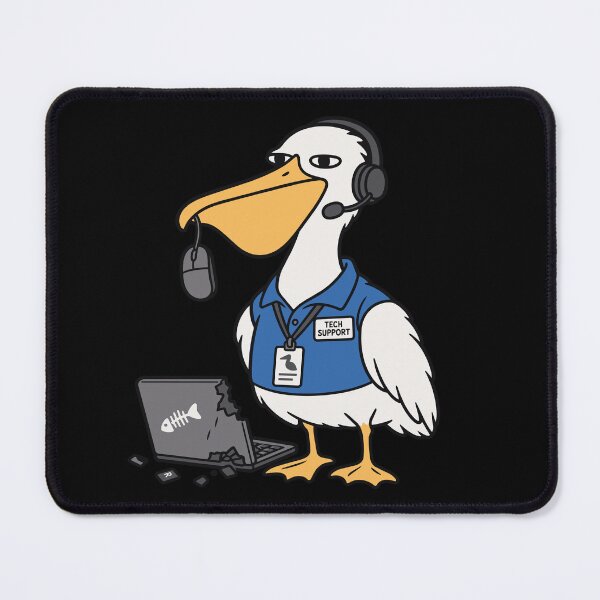 Artikelvorschau, Technischer Support von Pelican x entworfen und verkauft von The Knick Knack Nook.