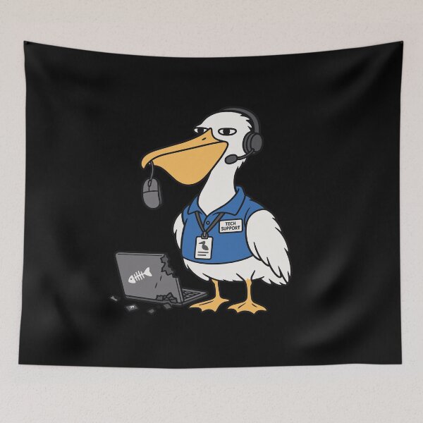 Item preview, Pelican x tech support designed and sold by The  Knick Knack Nook.