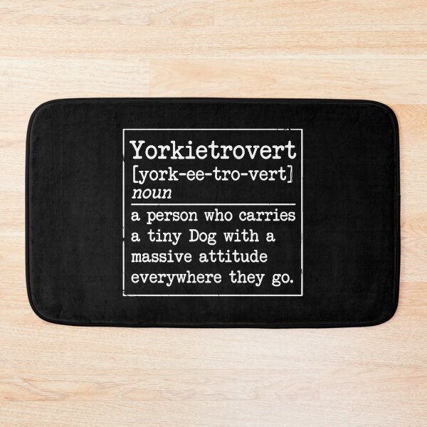 Item preview, Yorkietrovert Yorkshire Terrier Dog Mom Dog Dad Pet Parent designed and sold by PopStars1993.