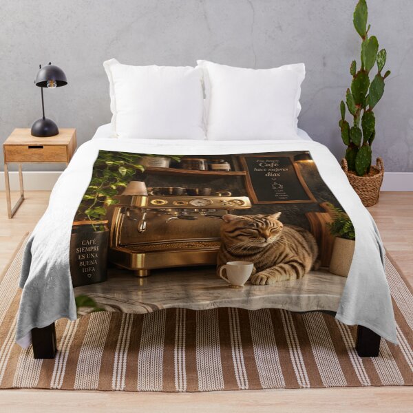 Item preview, Tabby Cat and Golden Espresso Cafe Corner designed and sold by Purrista Studio.