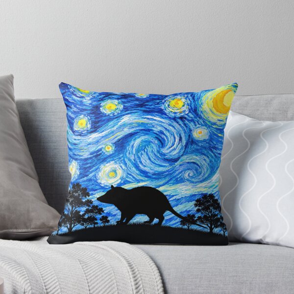 Item preview, Funny Opossum Starry Night Painting Moon Star Zoo Boys Girls designed and sold by FurryHavenPH.