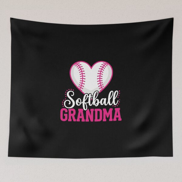 Item preview, Softball Grandma Proud Grandparent Game Day Fan designed and sold by PopStars1993.