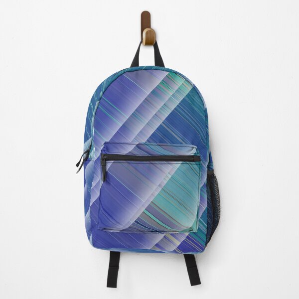 Item preview, Blue Cyan Diagonal Striped Abstract Background designed and sold by ScreenPin.