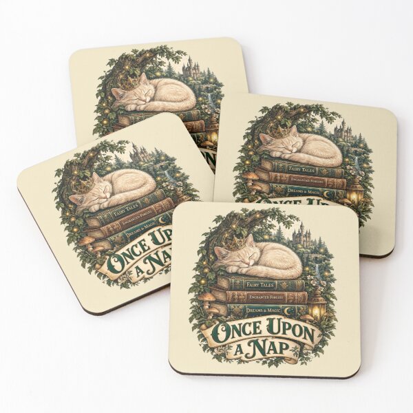 Item preview, Once Upon a Nap Funny Fairy Tale Cat Storybook Movie Lover Gift Idea designed and sold by FurRealStudioCo.