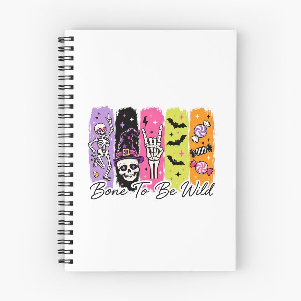 Item preview, Bone to Be Wild Funny Skeleton Halloween Vibes designed and sold by CleanDecor.