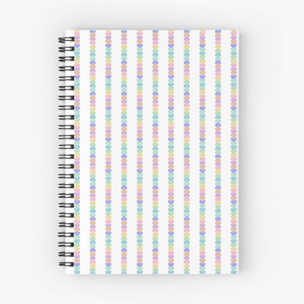Item preview, Pastel Heart Stripes Seamless Pattern designed and sold by LaPolilladPapel.