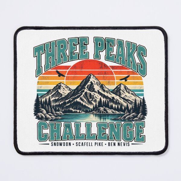 Item preview, 3 Peaks Challenge - Retro designed and sold by keltee.