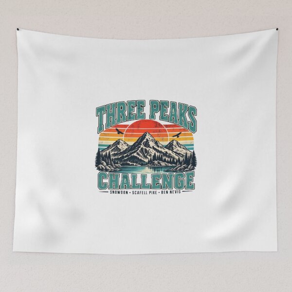 Item preview, 3 Peaks Challenge - Retro designed and sold by keltee.
