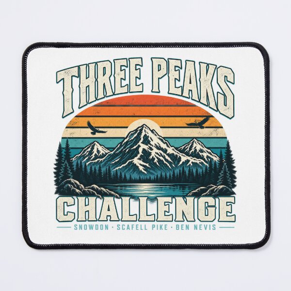 Item preview, 3 Peaks Challenge - Retro designed and sold by keltee.