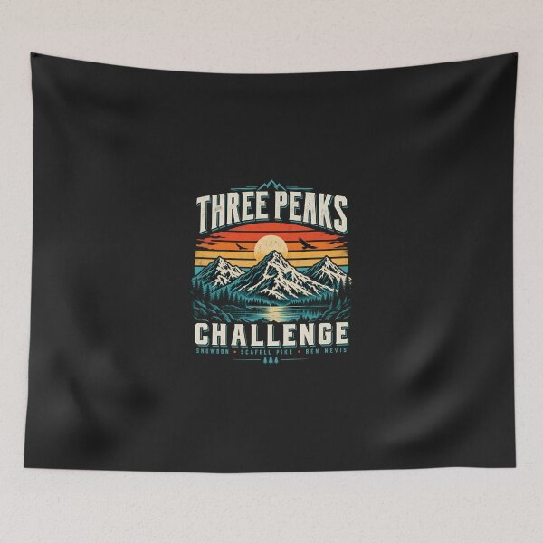 Item preview, 3 Peaks Challenge - Retro designed and sold by keltee.