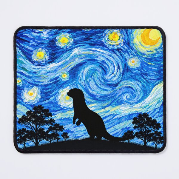 Item preview, Funny Otter Starry Night Painting Moon Star Zoo Boys Girls designed and sold by FurryHavenPH.