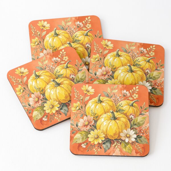 Item preview, Pumpkin with Flowers designed and sold by GraphicsClub.