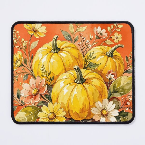 Item preview, Pumpkin with Flowers designed and sold by GraphicsClub.