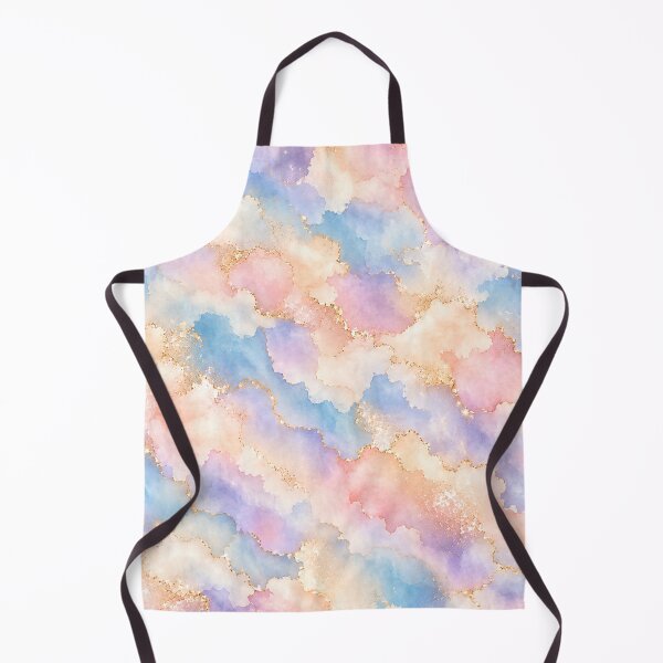 Aperçu de l'œuvre Marbre Pastel Nuage – Motif abstrait aquarelle onirique créée et vendue par HO•Designs.