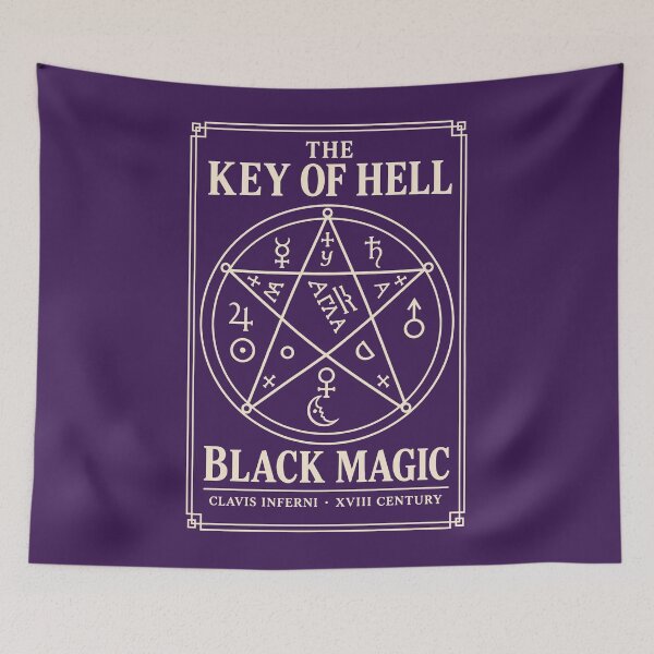 Item preview, The Key of Hell - Pentagram Seal designed and sold by Grove of Things.