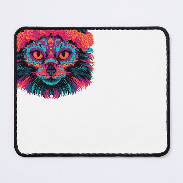 Item preview, Neon Calavera Cat Pop Art designed and sold by Purrista Studio.