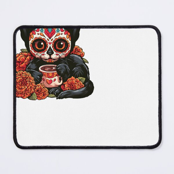 Item preview, Calavera Kitten with Cafe de Olla designed and sold by Purrista Studio.
