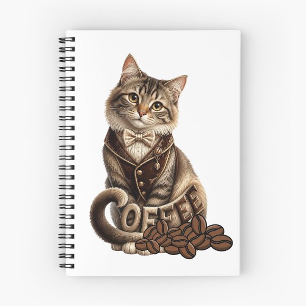 Item preview, Elegant Gentleman Cat Coffee Lover/قط القهوة الأنيق – عاشق القهوة designed and sold by Mona Artistry.