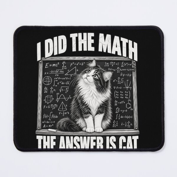 Item preview, I Did the Math The Answer Is Cat designed and sold by anapldv.