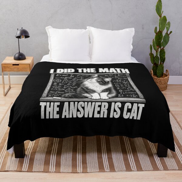 Item preview, I Did the Math The Answer Is Cat designed and sold by anapldv.