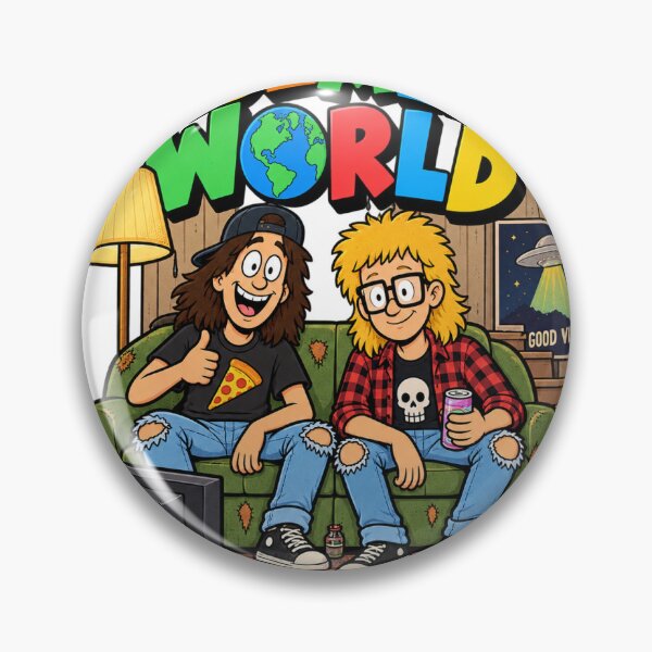 Item preview, Cartoon Couch Potatoes Retro Basement TV Night designed and sold by TheSquirmingCoi.
