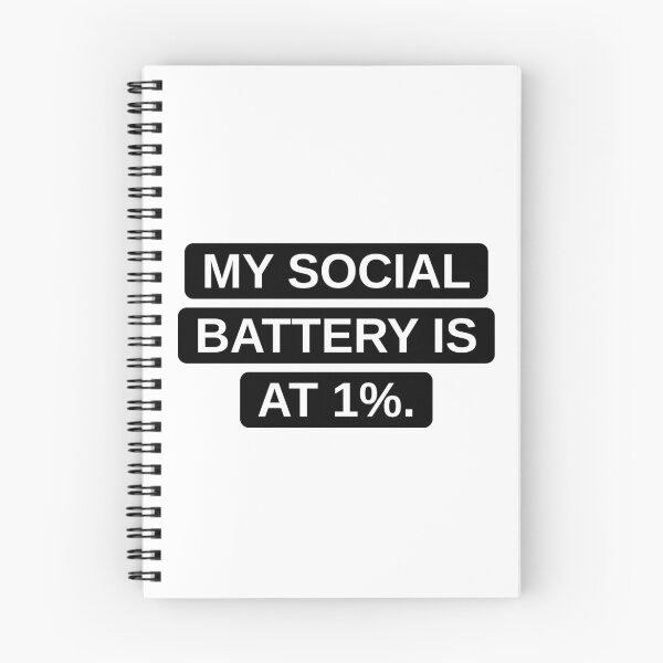Item preview, My social battery is at 1%. designed and sold by PRIME4YOU.
