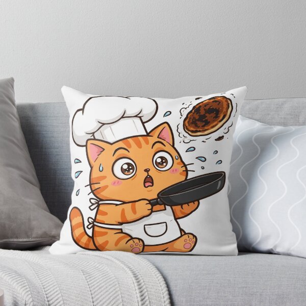 Item preview, Chef Cat Burnt Pancake Disaster designed and sold by Dlvznbm.