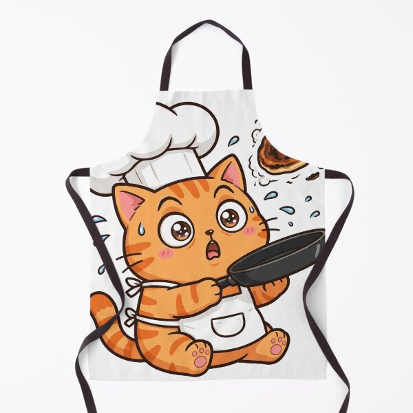 Item preview, Chef Cat Burnt Pancake Disaster designed and sold by Dlvznbm.
