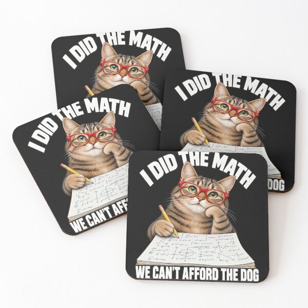 Item preview, I Did the Math Cat Pet Humor designed and sold by anapldv.