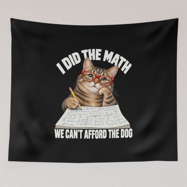 Item preview, I Did the Math Cat Pet Humor designed and sold by anapldv.