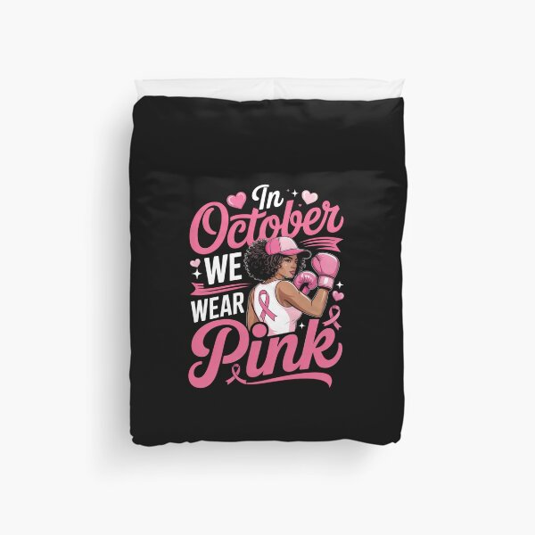 Item preview, in October We Wear Pink Black Women Breast Cancer Awareness designed and sold by ZACK ART.