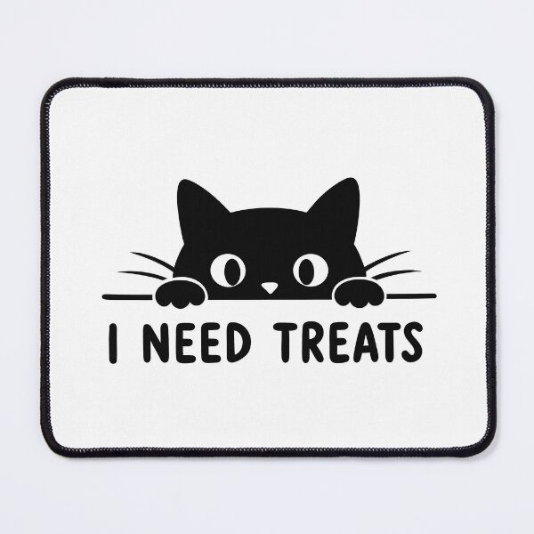 Item preview, I Need Treats – Cute Hungry Cat Design designed and sold by ArtPer-design.