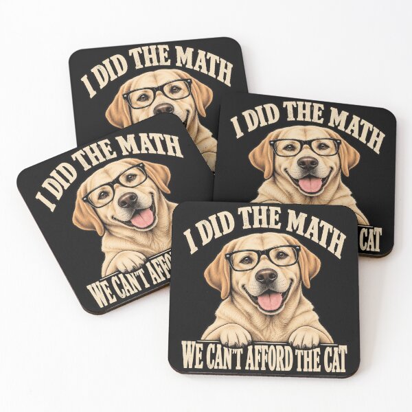 Item preview, Funny Dog Cat Humor I Did the Math designed and sold by anapldv.