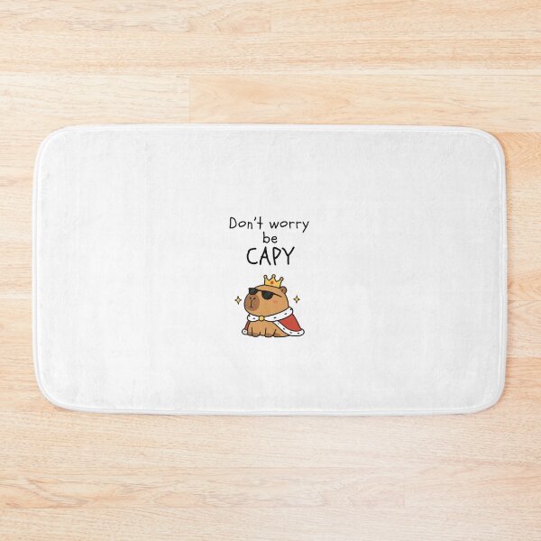 Item preview, Don't worry, be capy designed and sold by The Daily Giggles.
