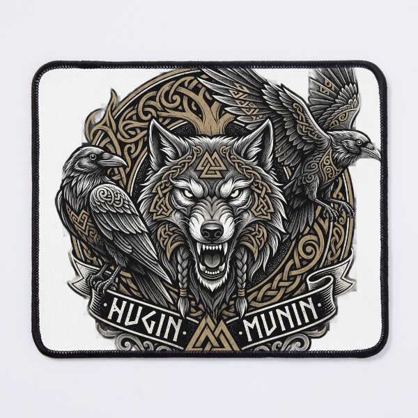 Item preview, hugin, munin , wolf designed and sold by Hephaestus's Forge.