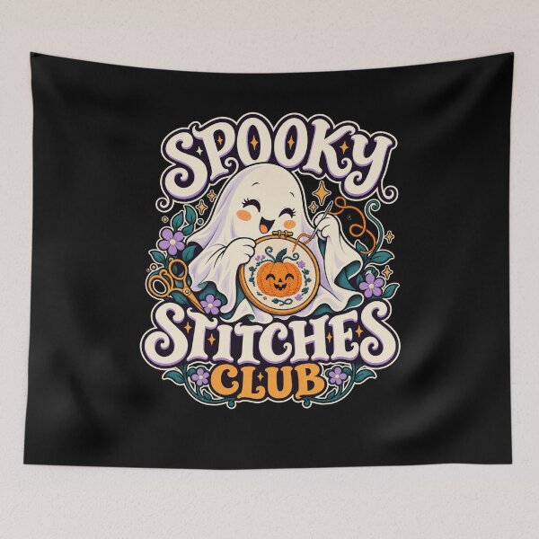 Item preview, Spooky Stitches Club designed and sold by Good Mood Foundry.
