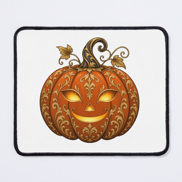 Item preview, Gilded Baroque Jack-o'-Lantern with Gold Filigree designed and sold by bwanaboards.