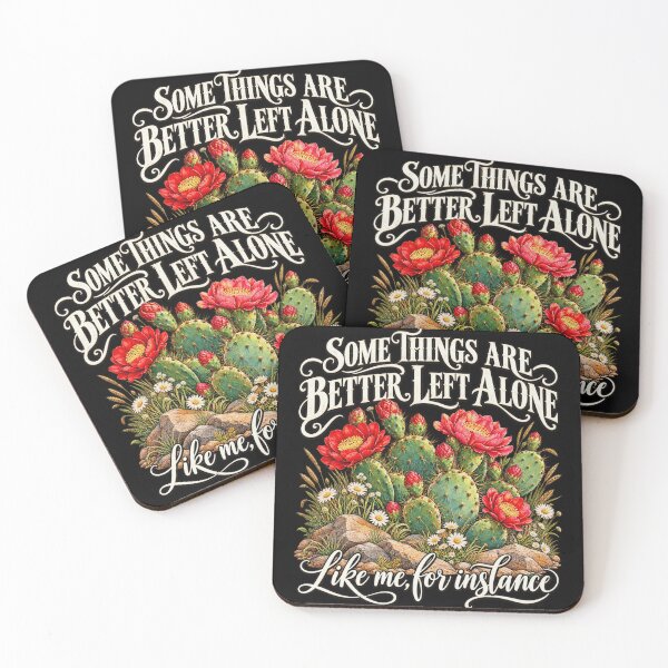 Item preview, Better Left Alone Cactus Humor designed and sold by anapldv.